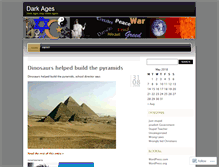 Tablet Screenshot of darkagecomes.wordpress.com