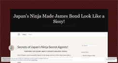 Desktop Screenshot of ninjasecrets.wordpress.com