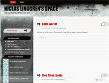 Tablet Screenshot of niclaslindgren.wordpress.com