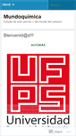Mobile Screenshot of mundoquimica.wordpress.com