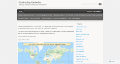 Desktop Screenshot of constructingcambodia.wordpress.com