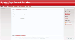 Desktop Screenshot of giadaescort.wordpress.com
