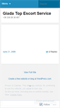Mobile Screenshot of giadaescort.wordpress.com