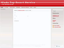 Tablet Screenshot of giadaescort.wordpress.com