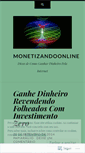 Mobile Screenshot of monetizandoonline.wordpress.com
