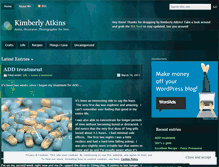 Tablet Screenshot of kimberlymatkins.wordpress.com