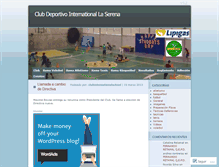 Tablet Screenshot of clubinternationalschool.wordpress.com