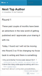 Mobile Screenshot of nexttopauthor.wordpress.com