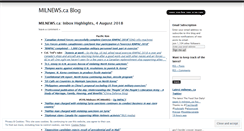 Desktop Screenshot of milnewsca.wordpress.com