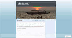 Desktop Screenshot of mindorinneoriental.wordpress.com