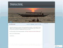 Tablet Screenshot of mindorinneoriental.wordpress.com