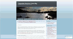 Desktop Screenshot of cappanaleaadventurecentre.wordpress.com