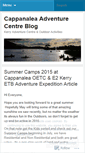Mobile Screenshot of cappanaleaadventurecentre.wordpress.com