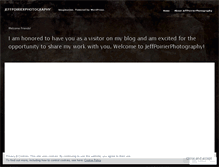 Tablet Screenshot of jeffpoirierphotography.wordpress.com