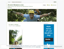 Tablet Screenshot of justinborden.wordpress.com