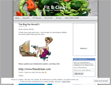 Tablet Screenshot of fitandclean.wordpress.com