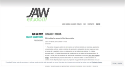 Desktop Screenshot of jawestudio.wordpress.com