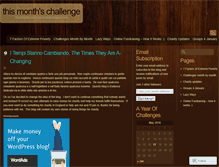 Tablet Screenshot of challengeforcharity.wordpress.com