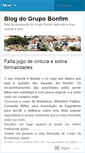 Mobile Screenshot of grupobonfim.wordpress.com