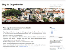 Tablet Screenshot of grupobonfim.wordpress.com