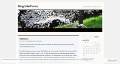 Desktop Screenshot of interforos.wordpress.com