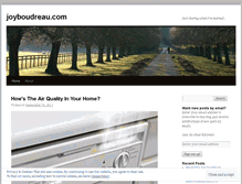 Tablet Screenshot of joyboudreau.wordpress.com
