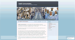 Desktop Screenshot of healthcommunicators.wordpress.com