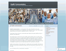 Tablet Screenshot of healthcommunicators.wordpress.com