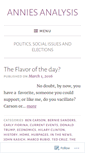 Mobile Screenshot of anniesanalysis.wordpress.com