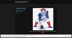 Desktop Screenshot of foxboropatriots.wordpress.com