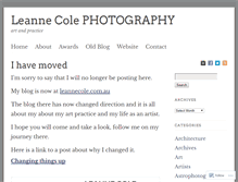 Tablet Screenshot of leannecole.wordpress.com