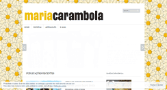 Desktop Screenshot of mariacarambola.wordpress.com