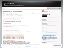 Tablet Screenshot of igorcavalcanti.wordpress.com