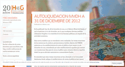 Desktop Screenshot of hygasociados.wordpress.com