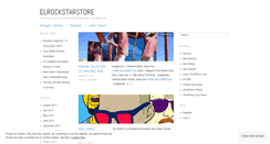 Desktop Screenshot of elrockstarstore.wordpress.com