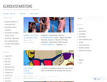 Tablet Screenshot of elrockstarstore.wordpress.com