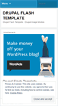Mobile Screenshot of drupalflashtemplatedgp.wordpress.com