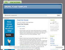 Tablet Screenshot of drupalflashtemplatedgp.wordpress.com