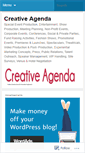 Mobile Screenshot of creativeagenda.wordpress.com