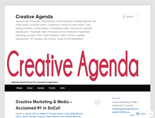 Tablet Screenshot of creativeagenda.wordpress.com