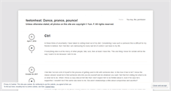 Desktop Screenshot of feetonheat.wordpress.com
