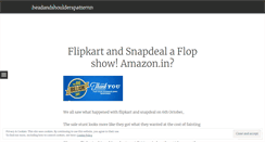 Desktop Screenshot of headandshoulderspatternn.wordpress.com