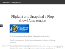 Tablet Screenshot of headandshoulderspatternn.wordpress.com