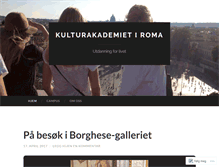Tablet Screenshot of kulturakademietroma.wordpress.com