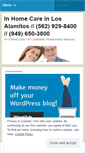 Mobile Screenshot of losalamitoscaregiver.wordpress.com