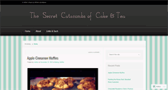 Desktop Screenshot of catacombsofcake.wordpress.com