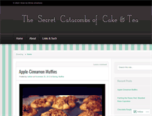 Tablet Screenshot of catacombsofcake.wordpress.com