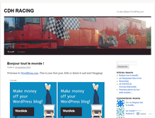 Tablet Screenshot of cdhracing.wordpress.com