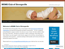 Tablet Screenshot of momsclubofstrongsville.wordpress.com