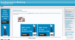 Desktop Screenshot of luckyteam.wordpress.com